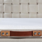 Κρεβάτι με Αποθηκευτικό Χώρο Hauz Veronica Cotton Bar Bone 200X200